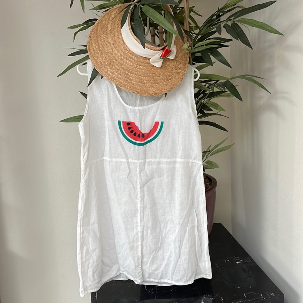 New Bathing Suit Cover-Up With Matching Sun Visor